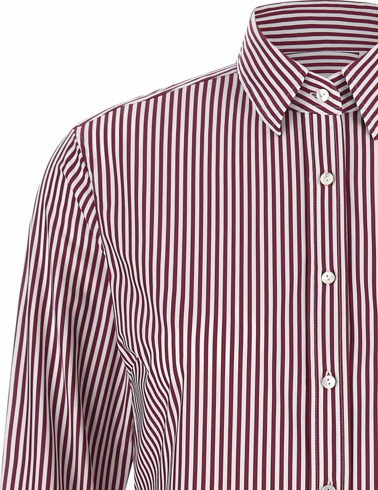 XACUS Bordeaux Polyamide Blouse