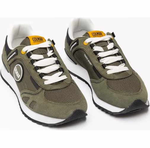 Colmar Army Leather Athletic Sneakers