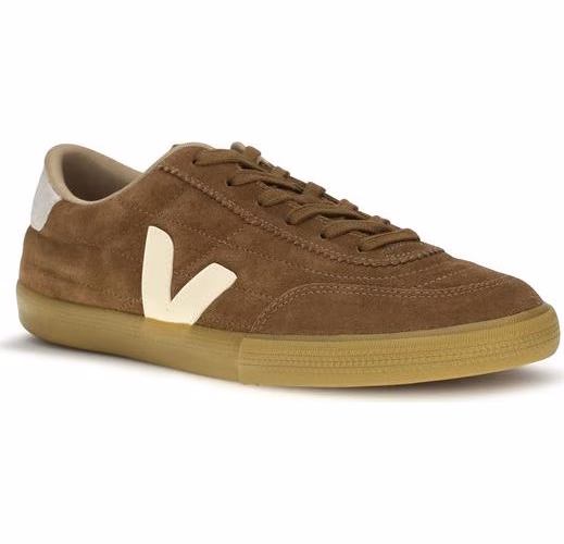 Veja Brown Recycled Polyester Low Top Sneakers
