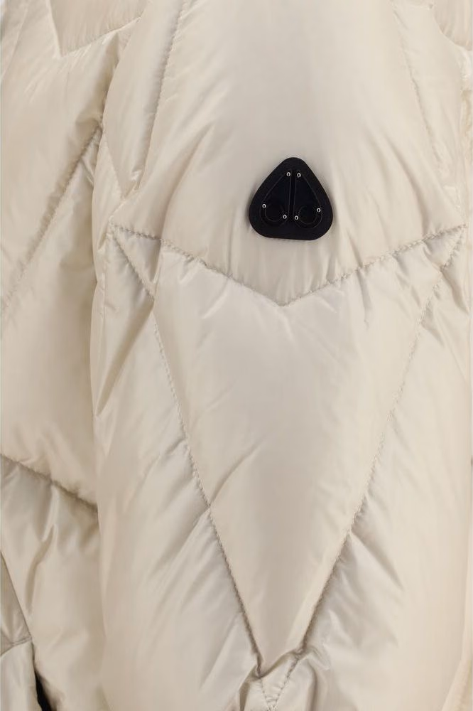 Moose Knuckles Beige Nylon Full-Length Jacket