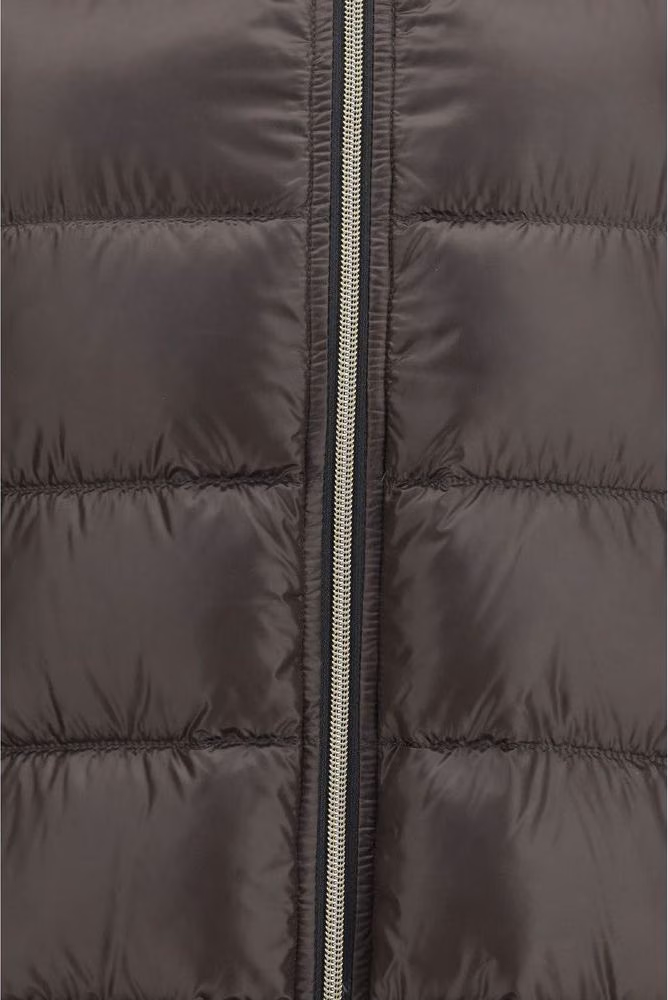 Herno Gray Polyester Full-Length Jacket