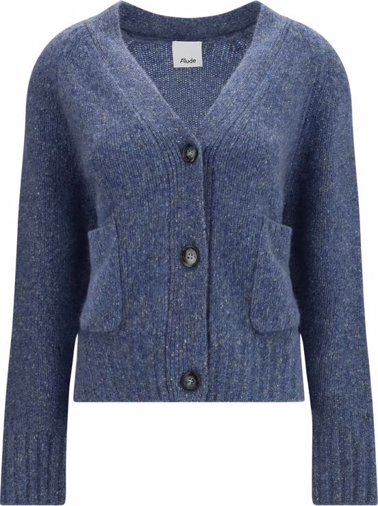Allude Blue Cashmere Cardigan