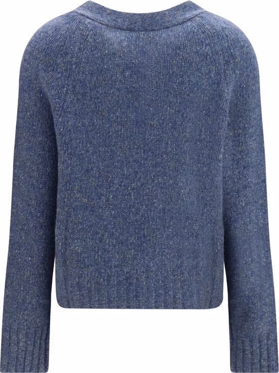 Allude Blue Cashmere Cardigan