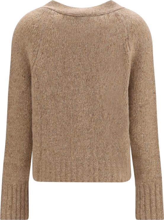 Allude Beige Cashmere Cardigan