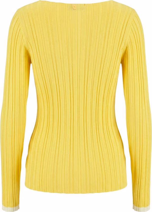 Trussardi Jeans Yellow Viscose Women Sweater