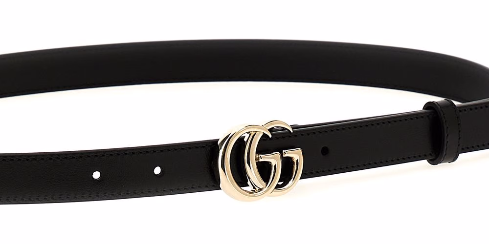 Gucci Black Calfskin Regular Belt