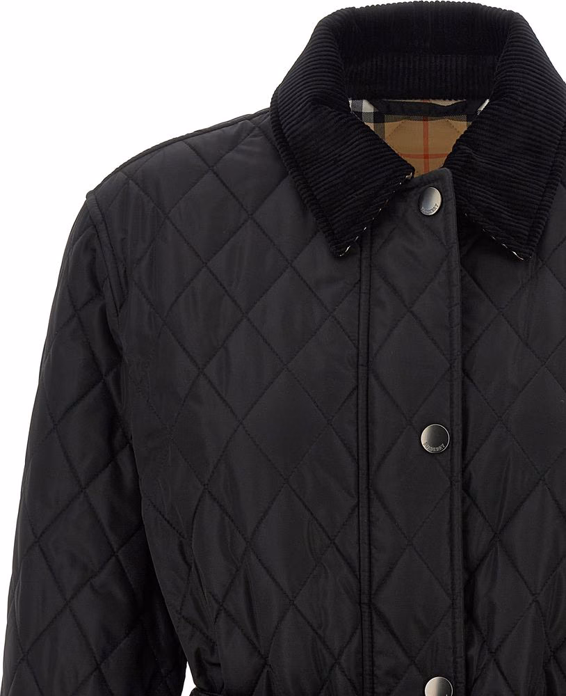 Burberry Black Polyamide Full-Length Jacket