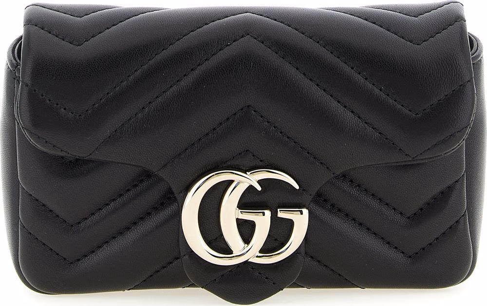 Gucci Black Lamb Leather Shoulder Bag