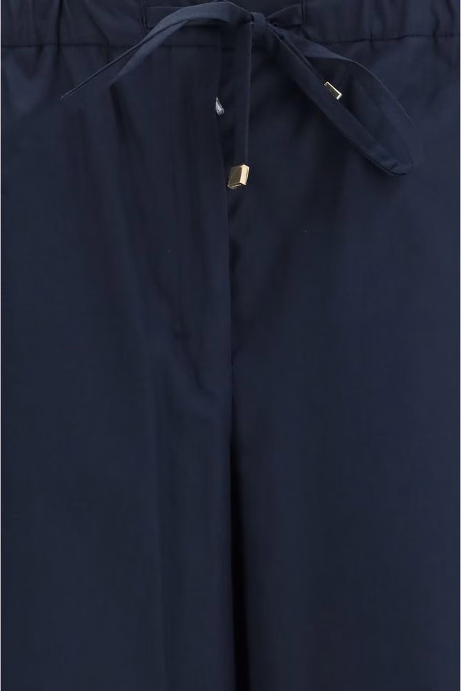 'S Max Mara Blue Cotton Casual Pants