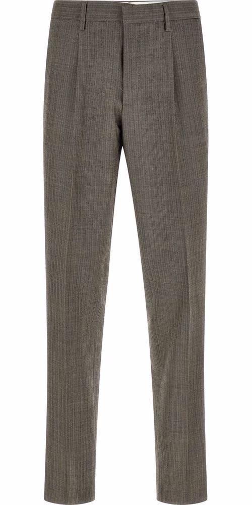 Lardini Gray Virgin Wool Two-Piece Suit