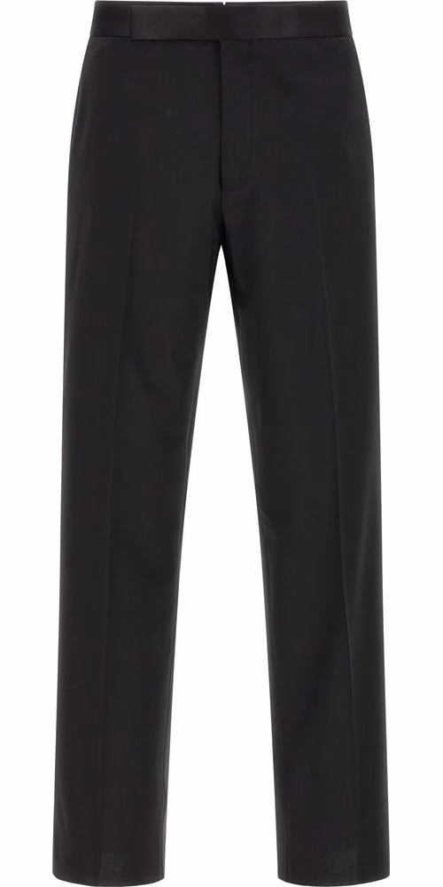 Lardini Black Virgin Wool Tuxedo