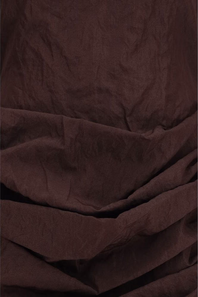 Magda Butrym Brown Cotton Casual Dress