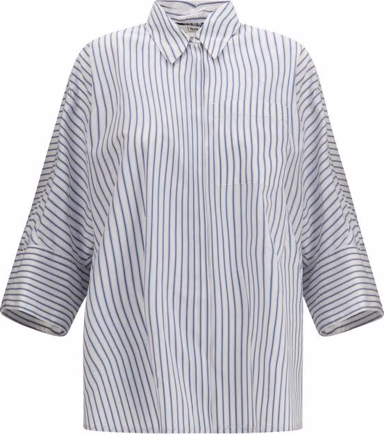 'S Max Mara Blue Cotton Shirt