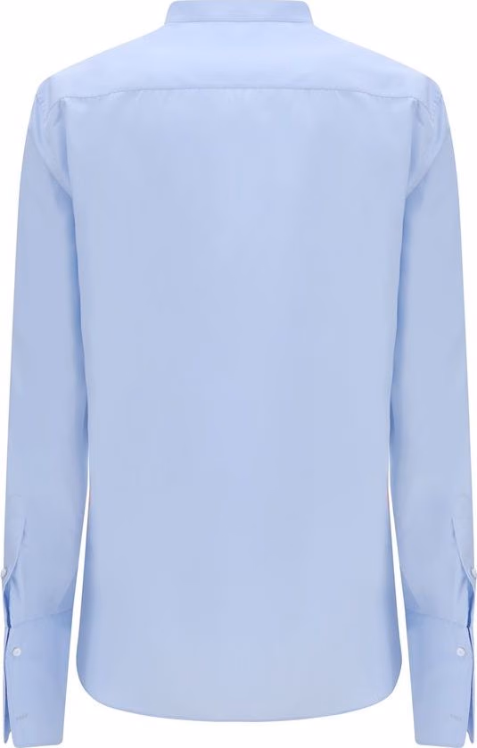 Fendi Blue Cotton Dress Shirt