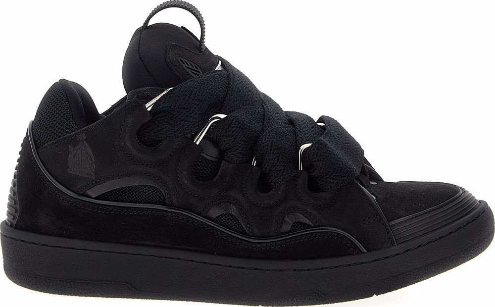 Lanvin Black Calfskin Sneakers
