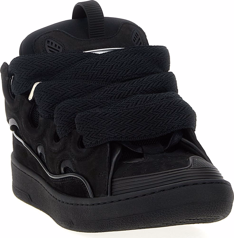 Lanvin Black Calfskin Sneakers