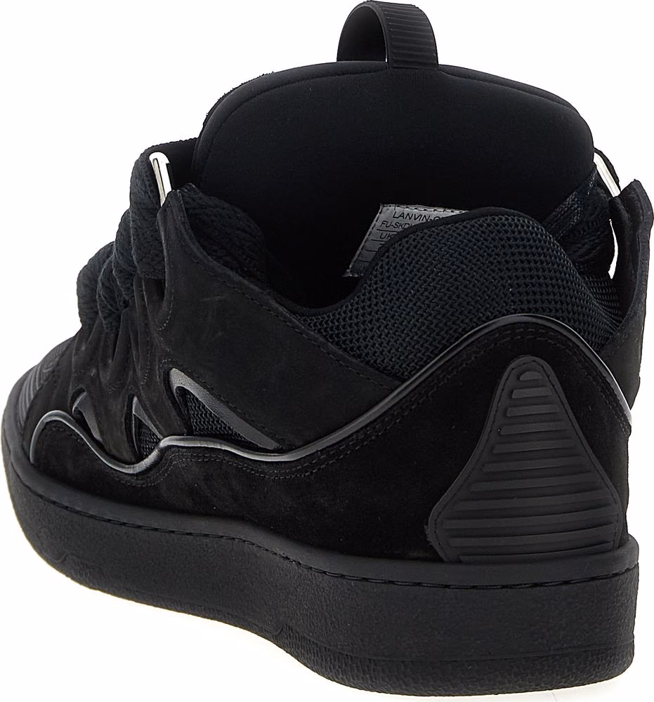 Lanvin Black Calfskin Sneakers