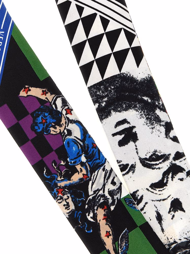 Versace Multicolor Silk Foulard