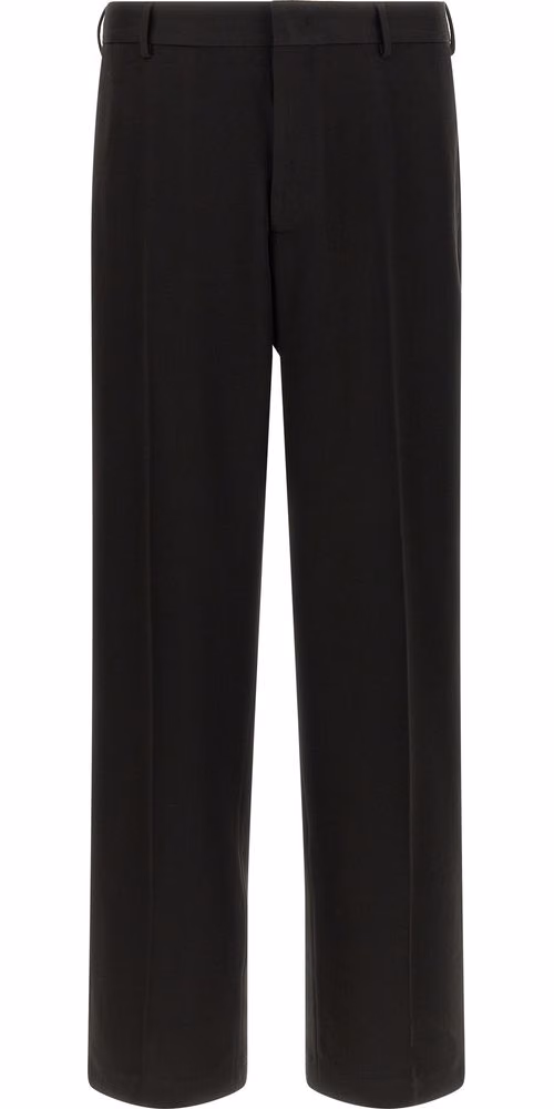 CELLAR DOOR Black Polyester Dress Pants