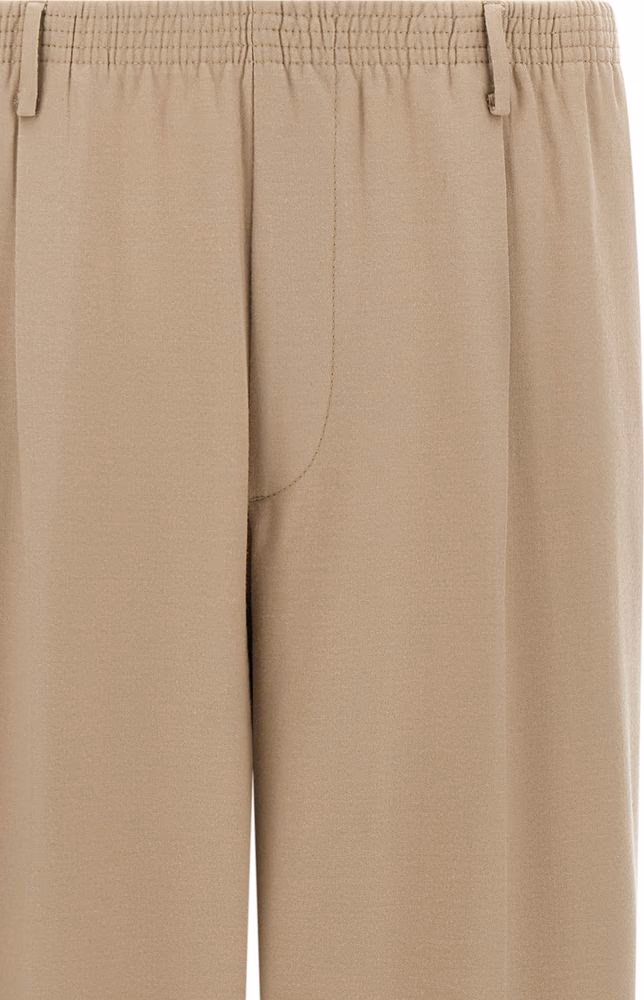 CELLAR DOOR Beige Virgin Wool Casual Pants