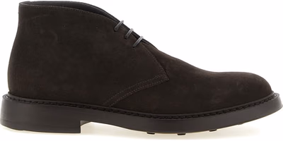 Brown Lamb Leather Ankle Boots