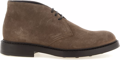 Brown Lamb Leather Ankle Boots