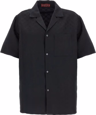 Black Linen Blouse