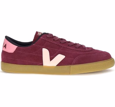 Purple Suede Leather Sneakers