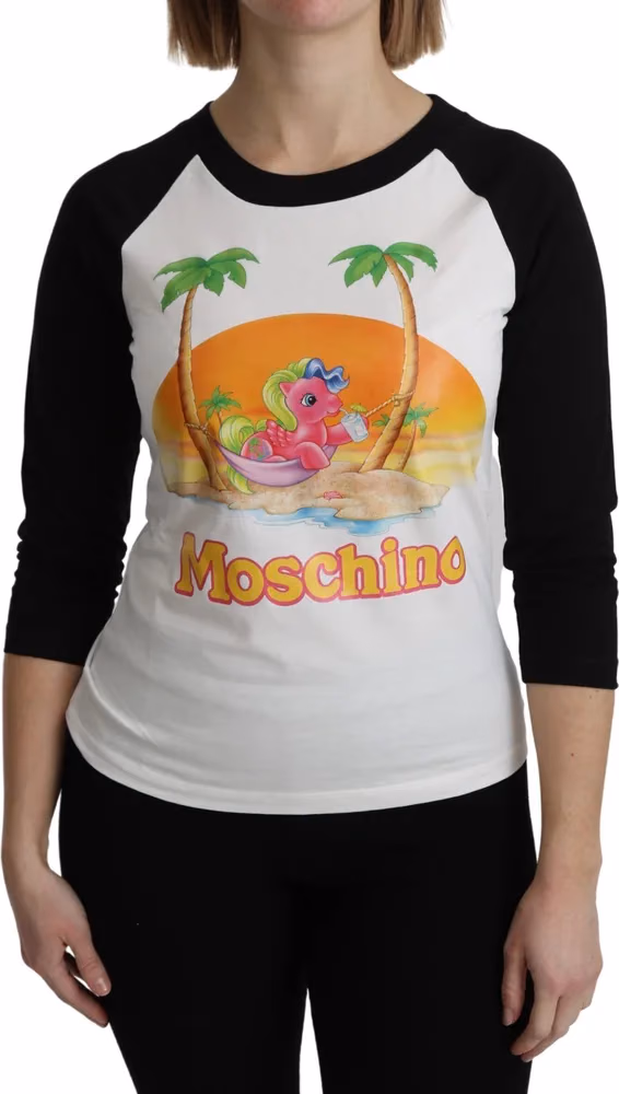 Moschino White Cotton T-shirt My Little Pony Top Tshirt