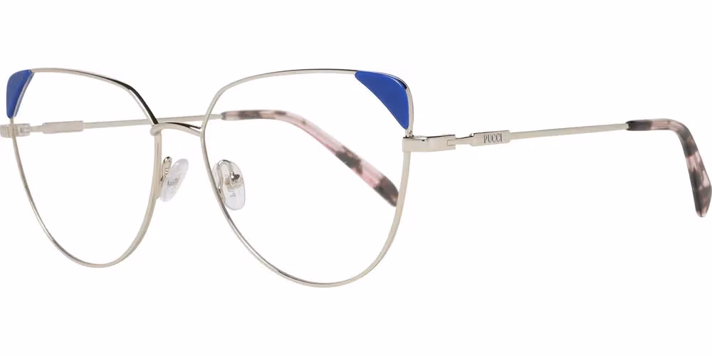 Emilio Pucci Gold Metal & Plastic Glasses (Frames)