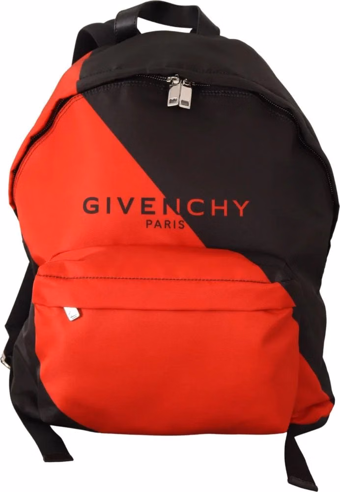 Givenchy Red & Black Nylon Urban Backpack