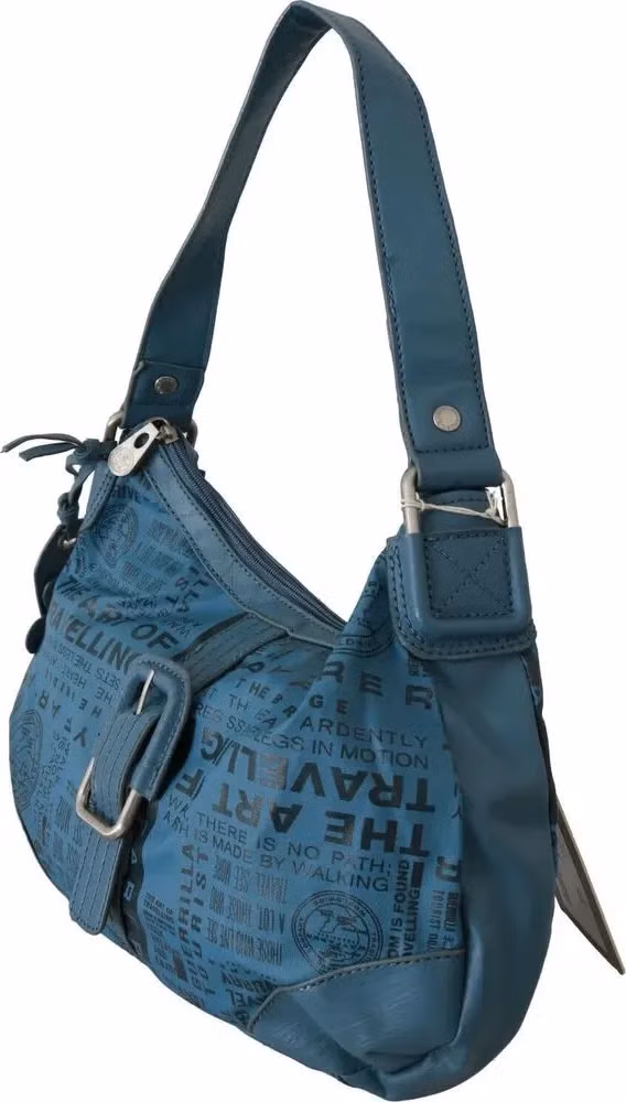 WAYFARER Shoulder Handbag Printed Purse Women Blue
