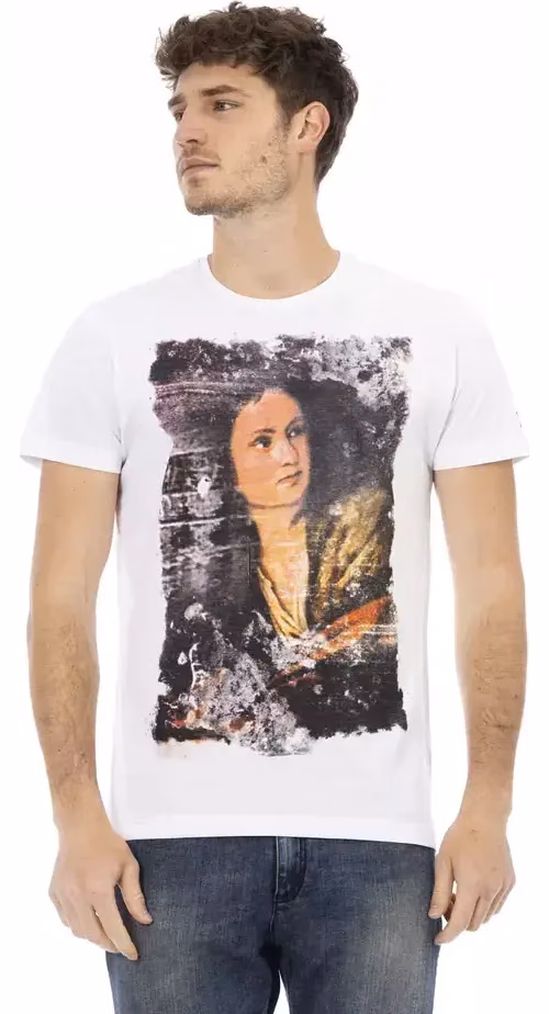 Trussardi Action White Cotton Men's T-Shirt