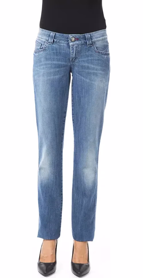 BYBLOS Blue Cotton Women Jeans