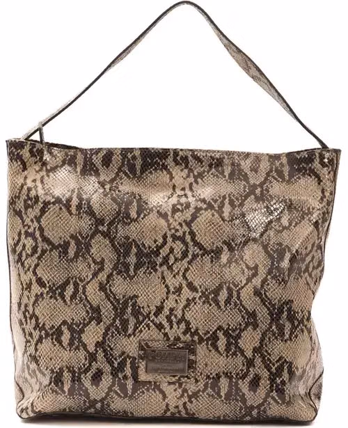 Pompei Donatella Brown Leather Women Shoulder Bag