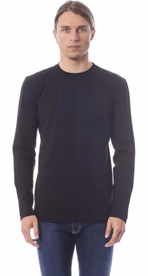 Verri Black Cotton Men T-Shirt