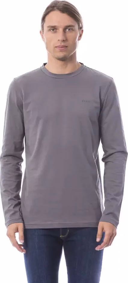 Verri Gray Cotton Men's T-Shirt