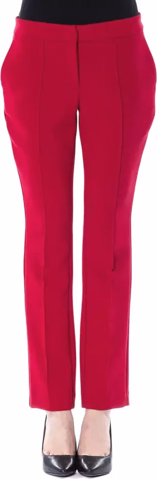 BYBLOS Fuchsia Polyester Women Pant