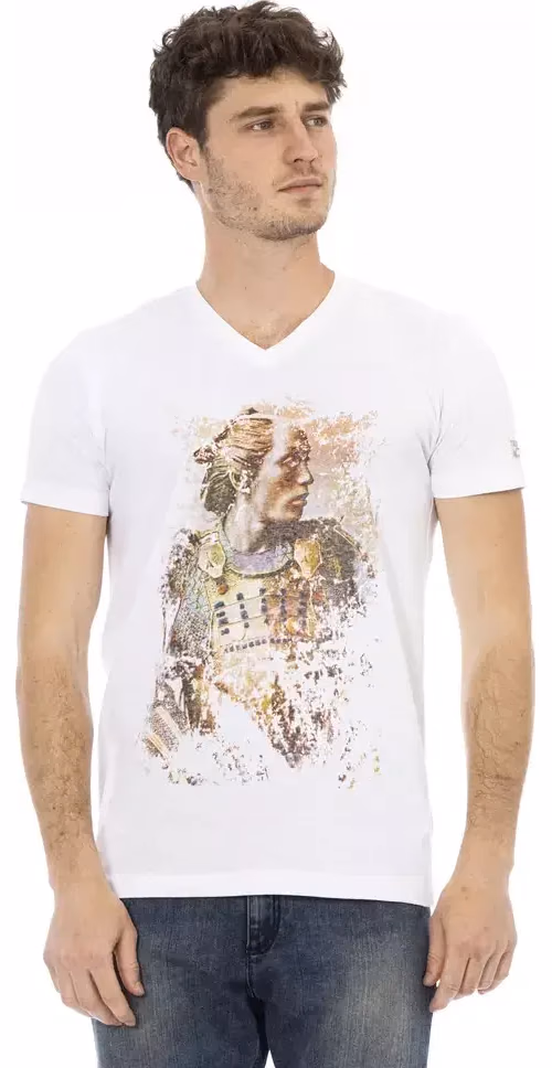 Trussardi Action White Cotton T-Shirt