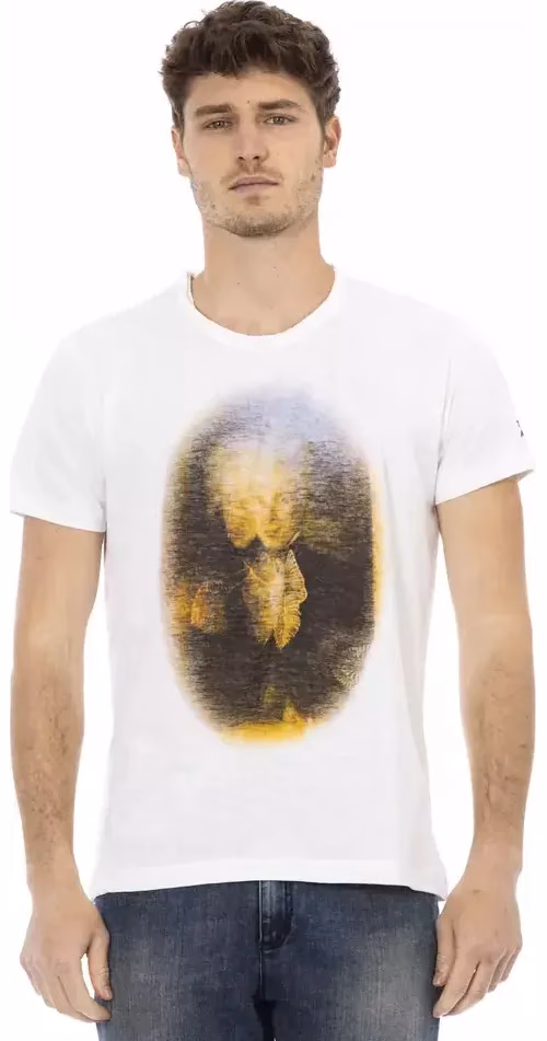 Trussardi Action White Cotton Men's T-Shirt