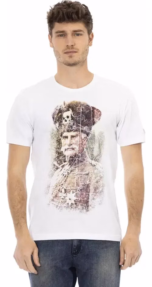 Trussardi Action White Cotton Men's T-Shirt