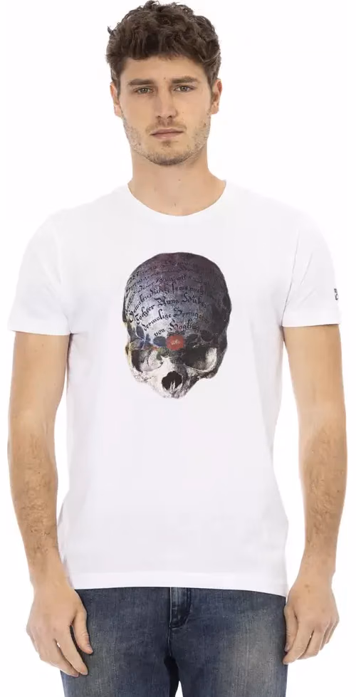 Trussardi Action White Cotton Men's T-Shirt