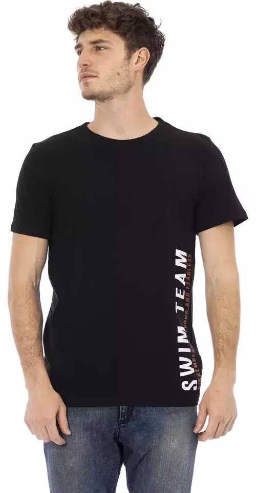 Bikkembergs Black Cotton Men T-Shirt