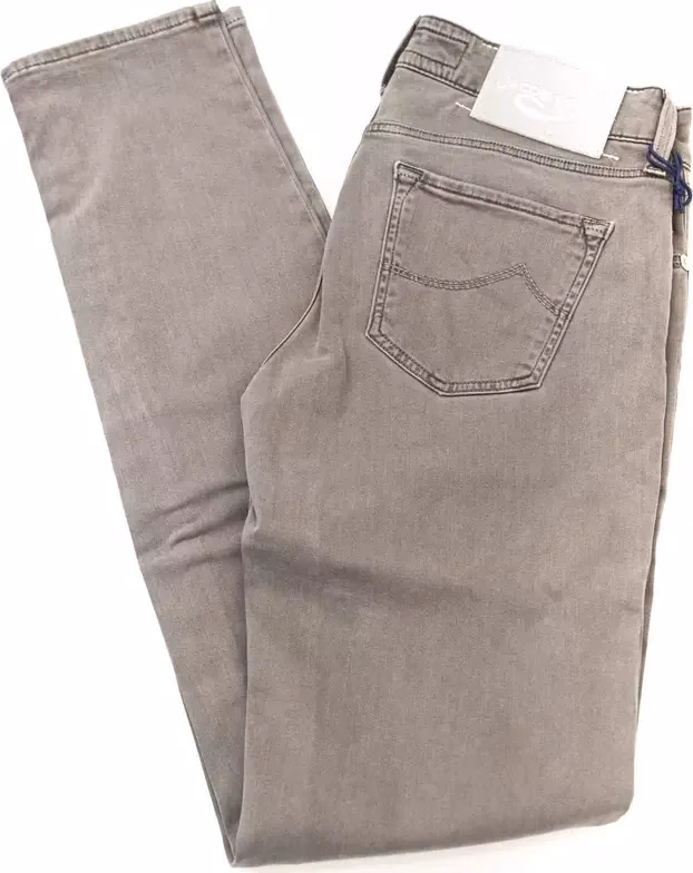 Jacob Cohen Gray Cotton Women Jeans