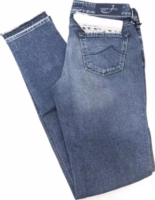 Blue Cotton Women Jeans