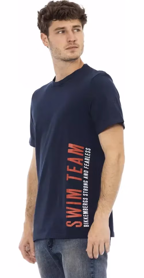 Bikkembergs Black Cotton Men T-Shirt