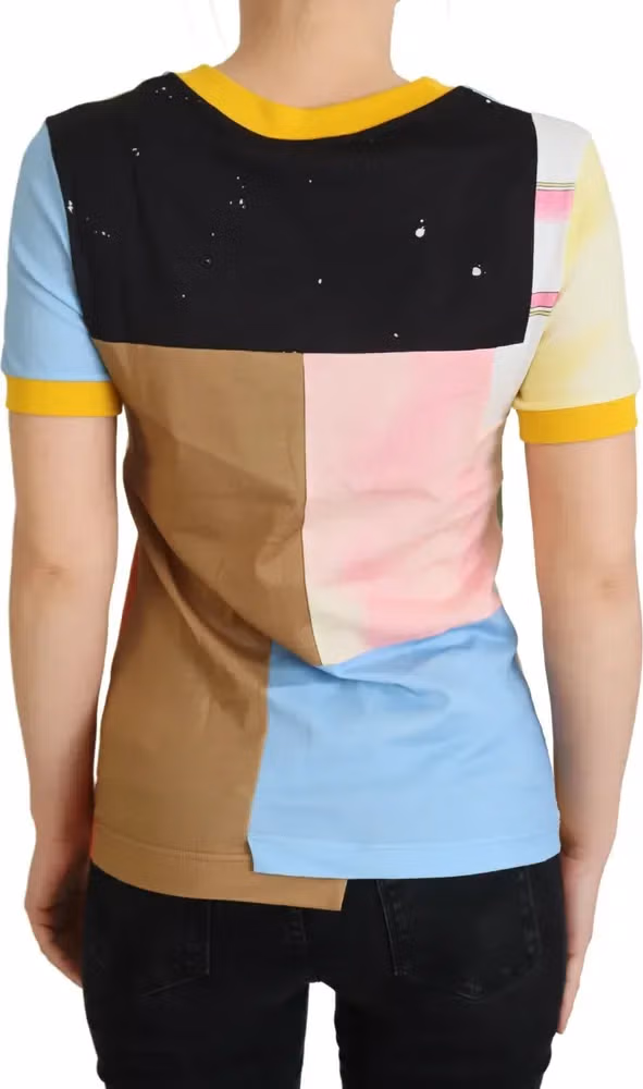 Dolce & Gabbana Multicolor Cotton  DG Love Patchwork