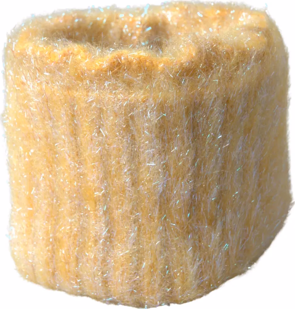 Dolce & Gabbana Yellow Polyester Mohair Fiber Neck Wrap Scarf
