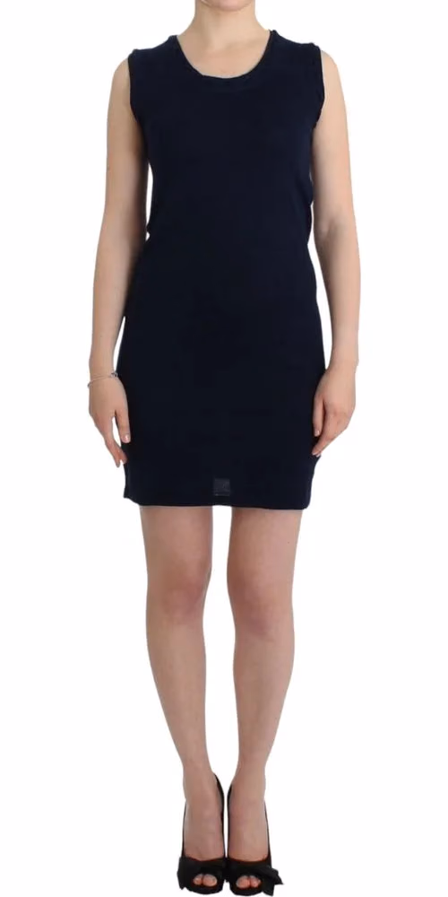 John Galliano Blue cotton jersey dress