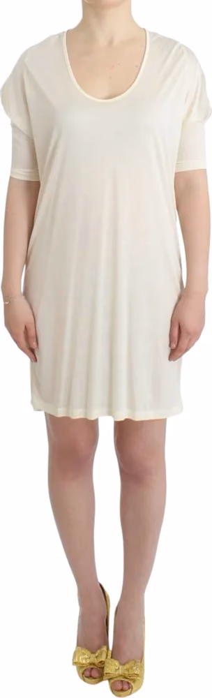 Costume National White modal tube dress
